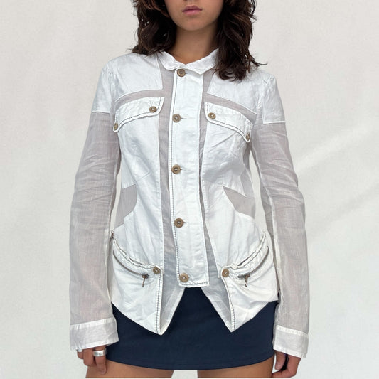 Marithé + François Girbaud button-up jacket