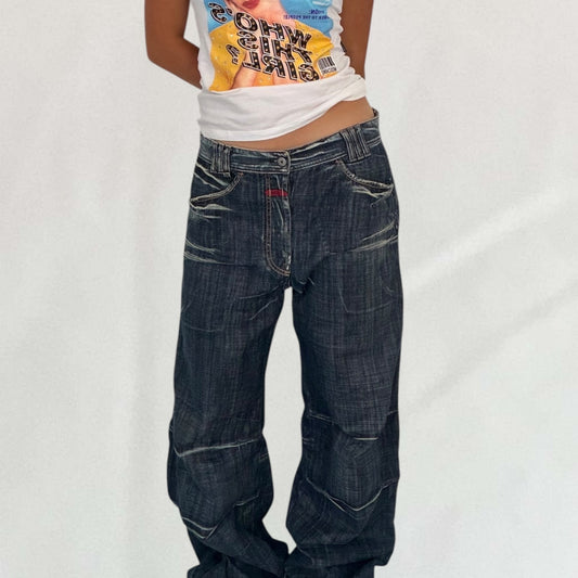 Marithé + François Girbaud wide leg jeans
