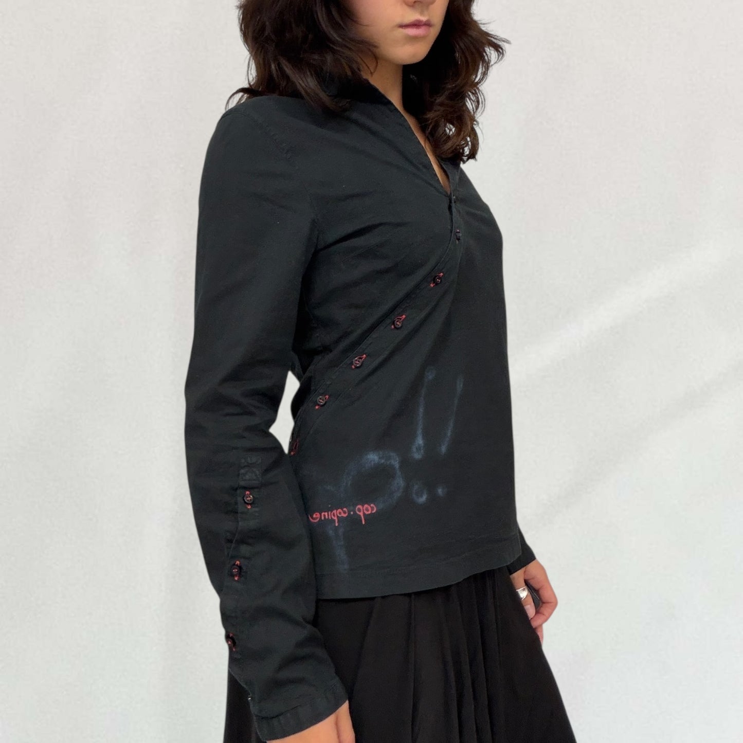 Cop Copine asymmetric shirt