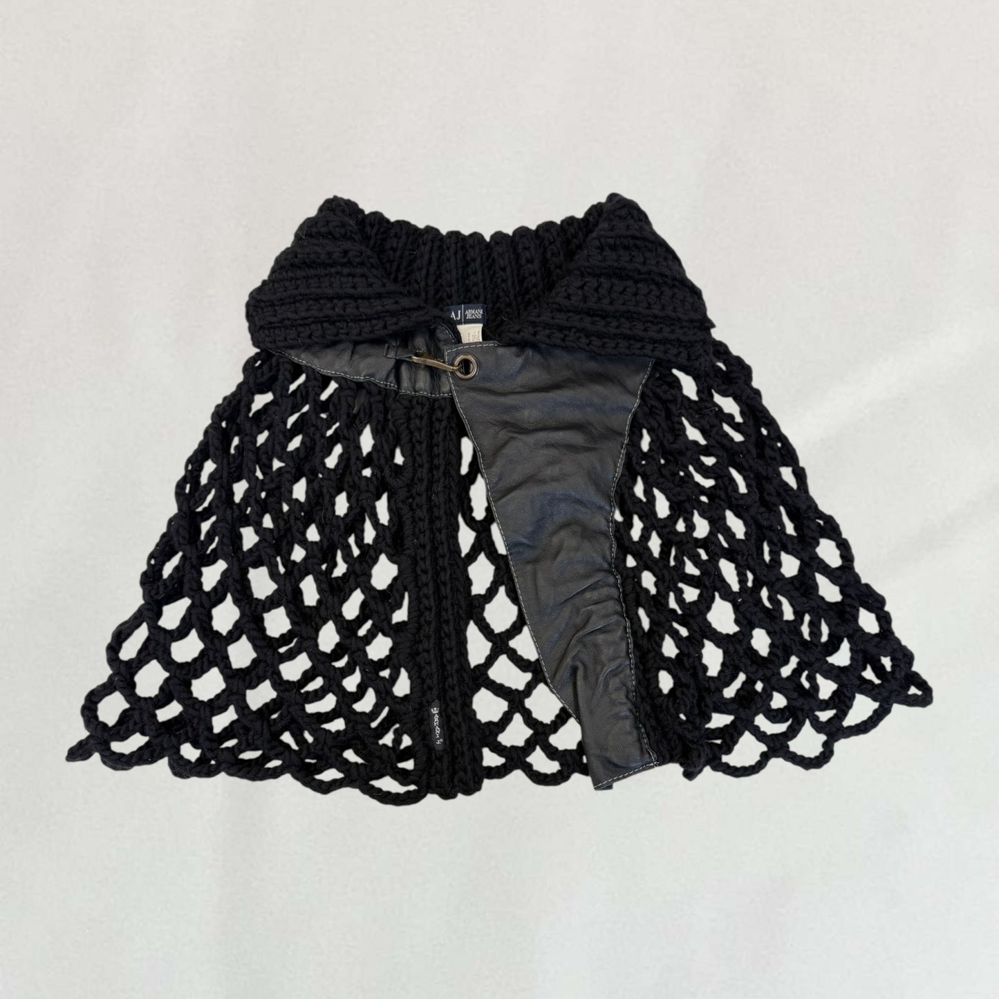 Armani knitted poncho