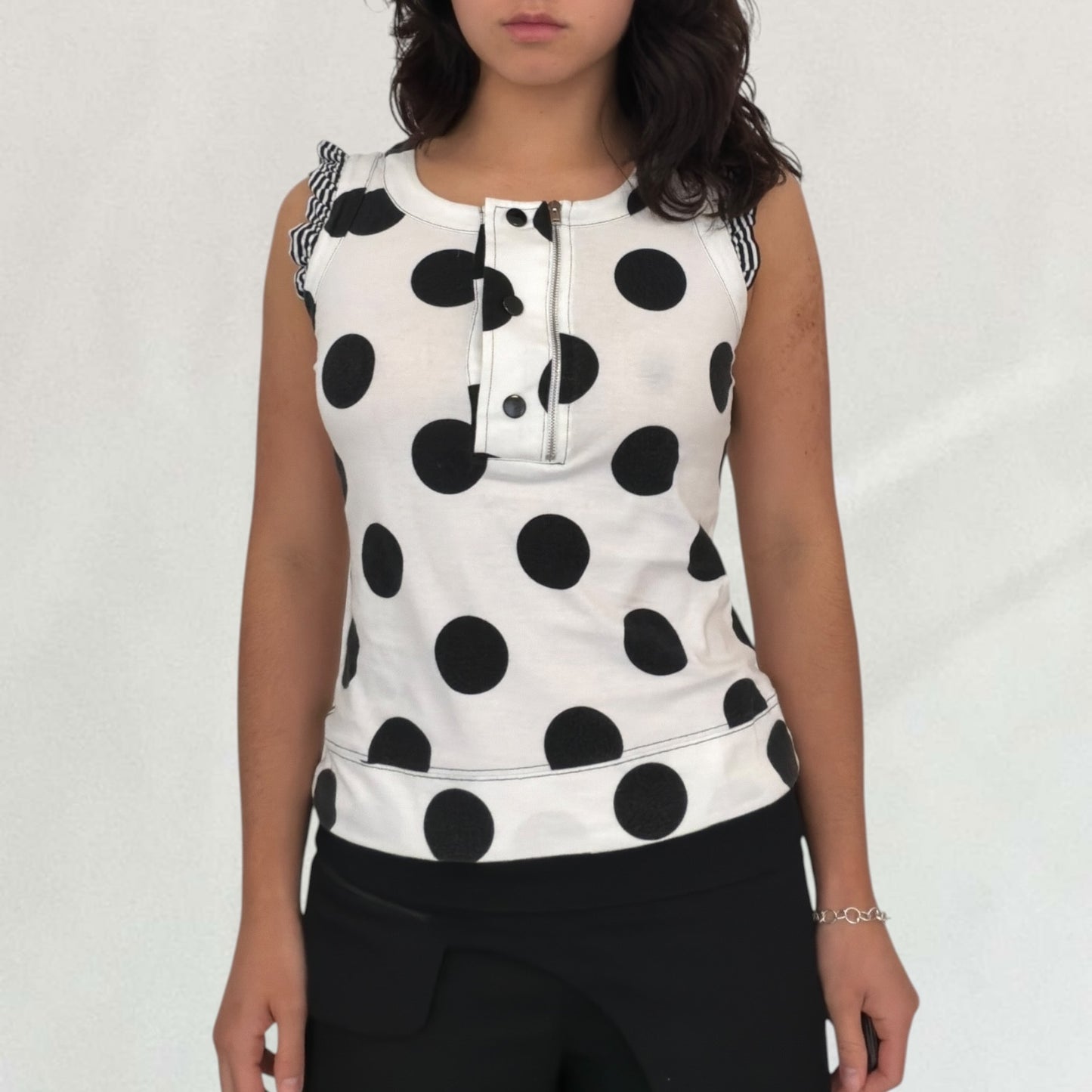 Moschino polka dot top