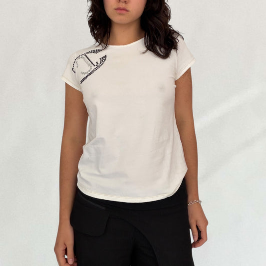 Roberto Cavalli rhinestone T-shirt