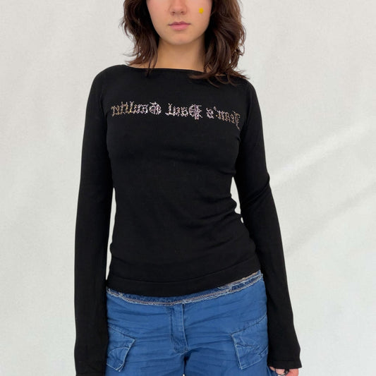 Jean Paul Gaultier rhinestone top