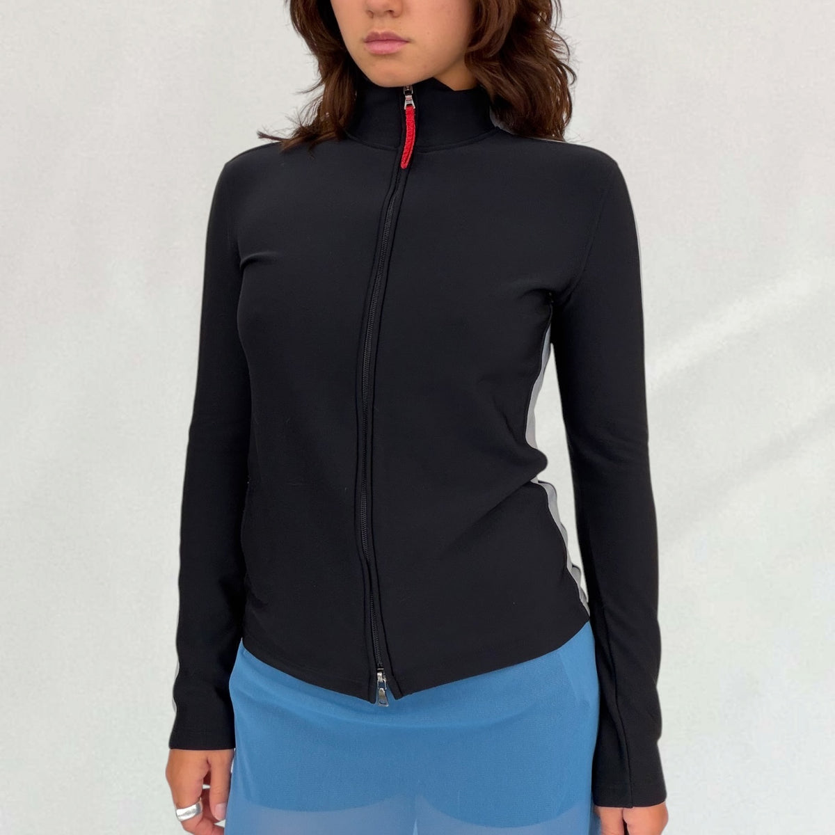 Vintage Prada navy double zip jumper – Vival Studios