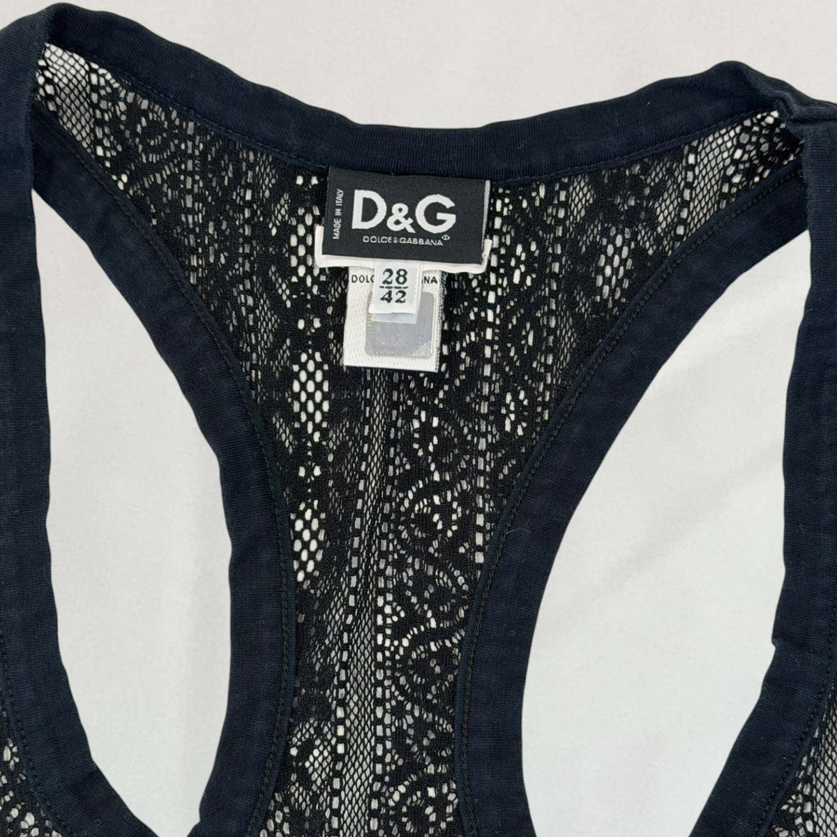 Dolce & Gabbana lace tank