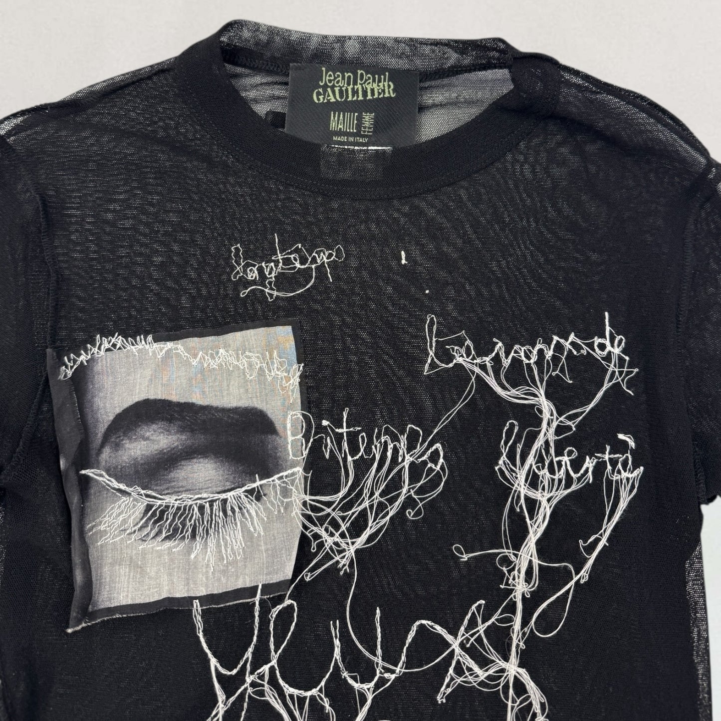 Jean Paul Gaultier mesh top