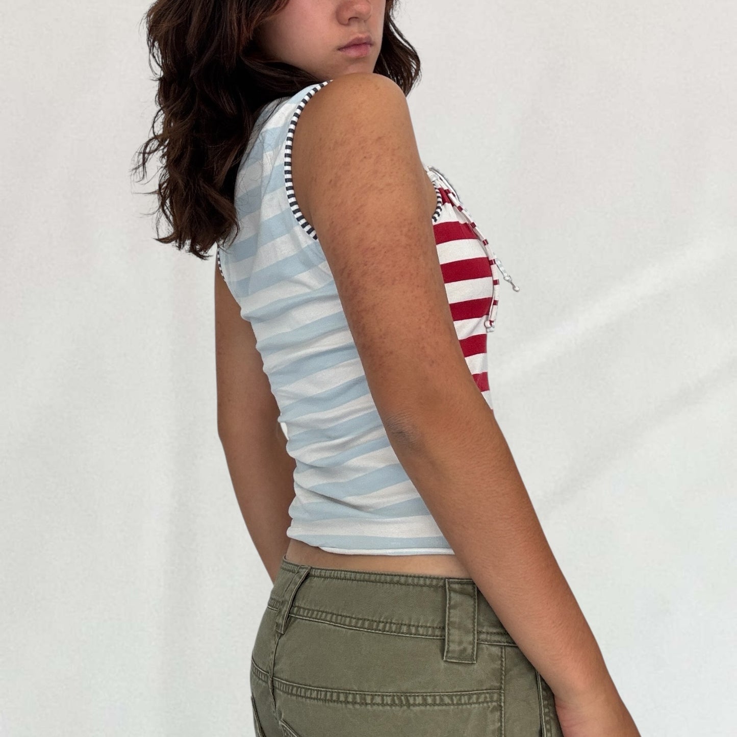 Miss Sixty striped vest