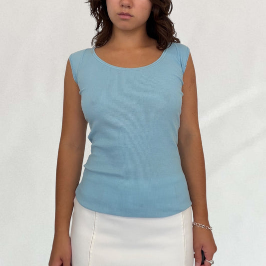 Vintage blue Dolce & Gabbana scoop neck vest