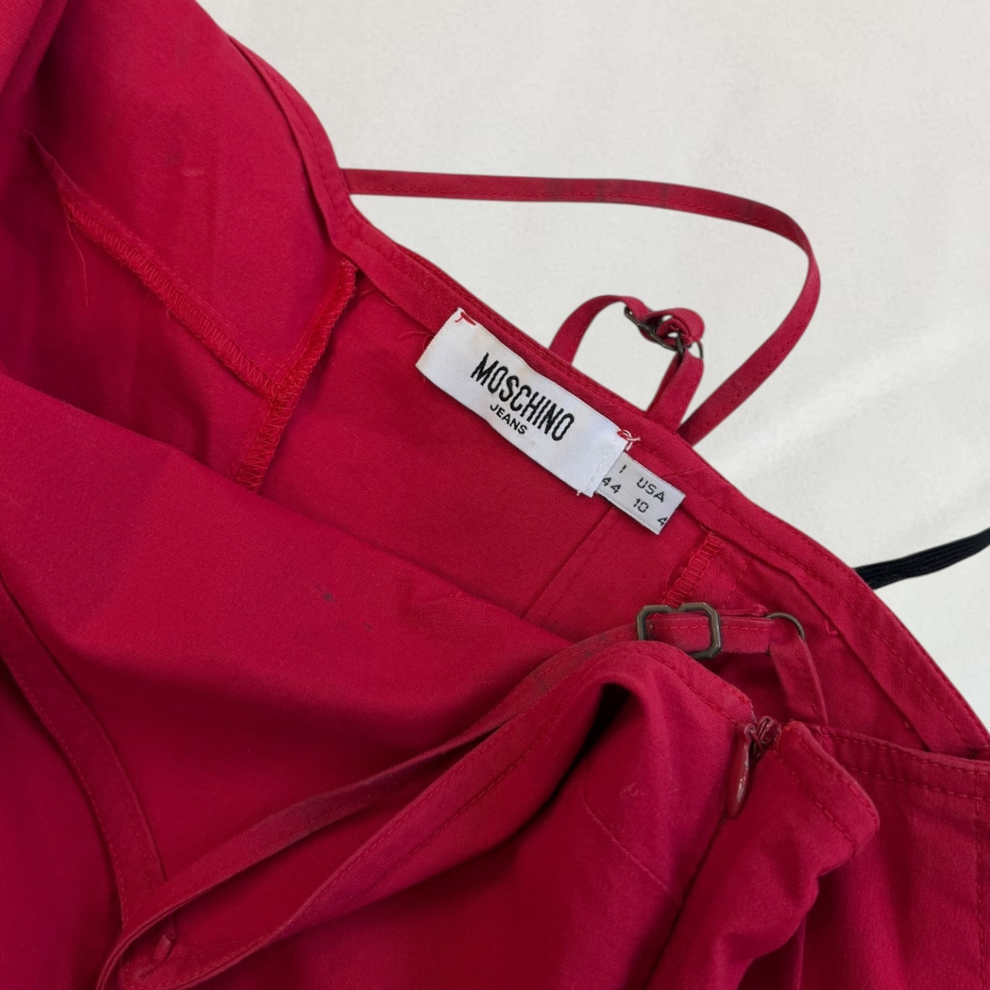 Moschino lace up dress