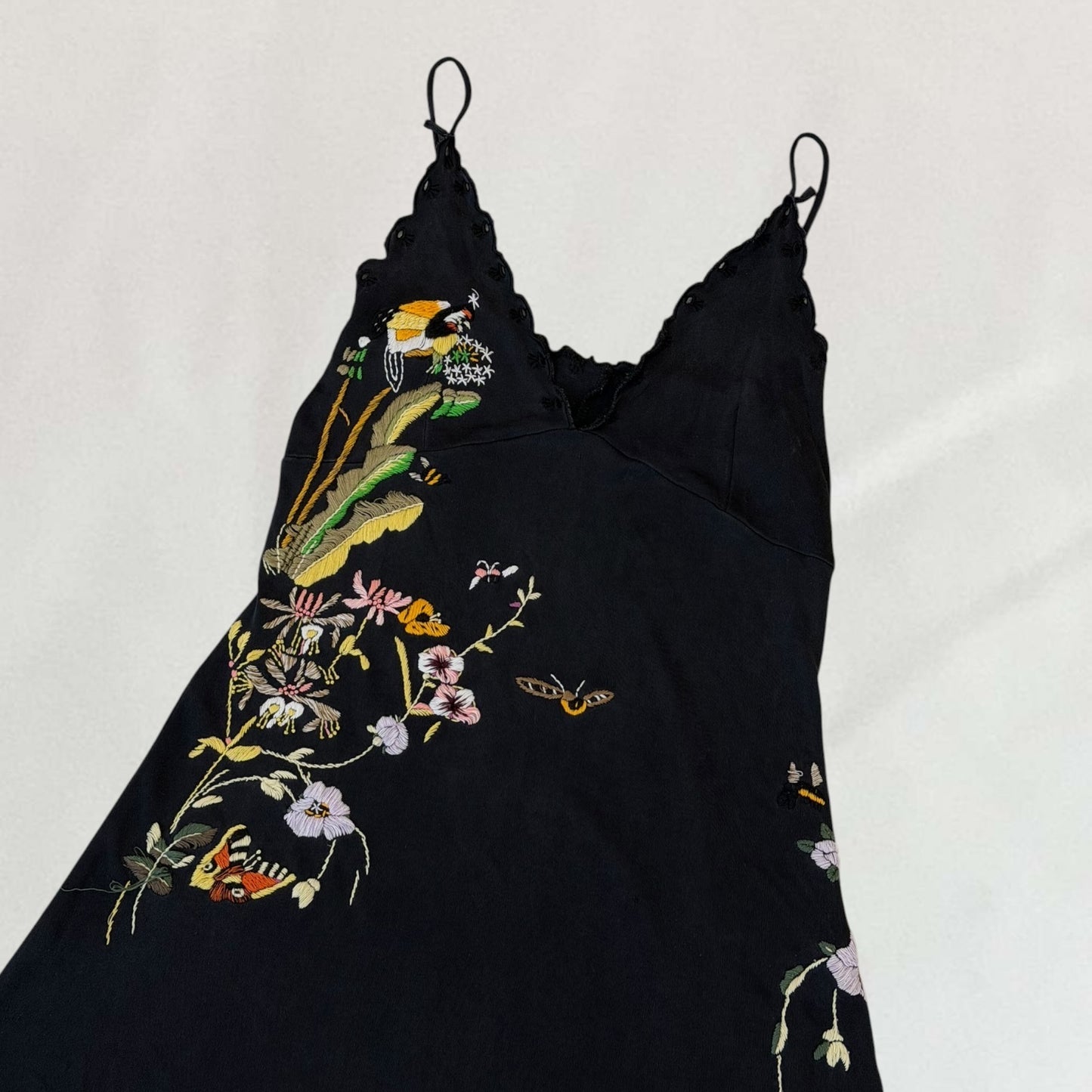 Roberto Cavalli embroidered dress