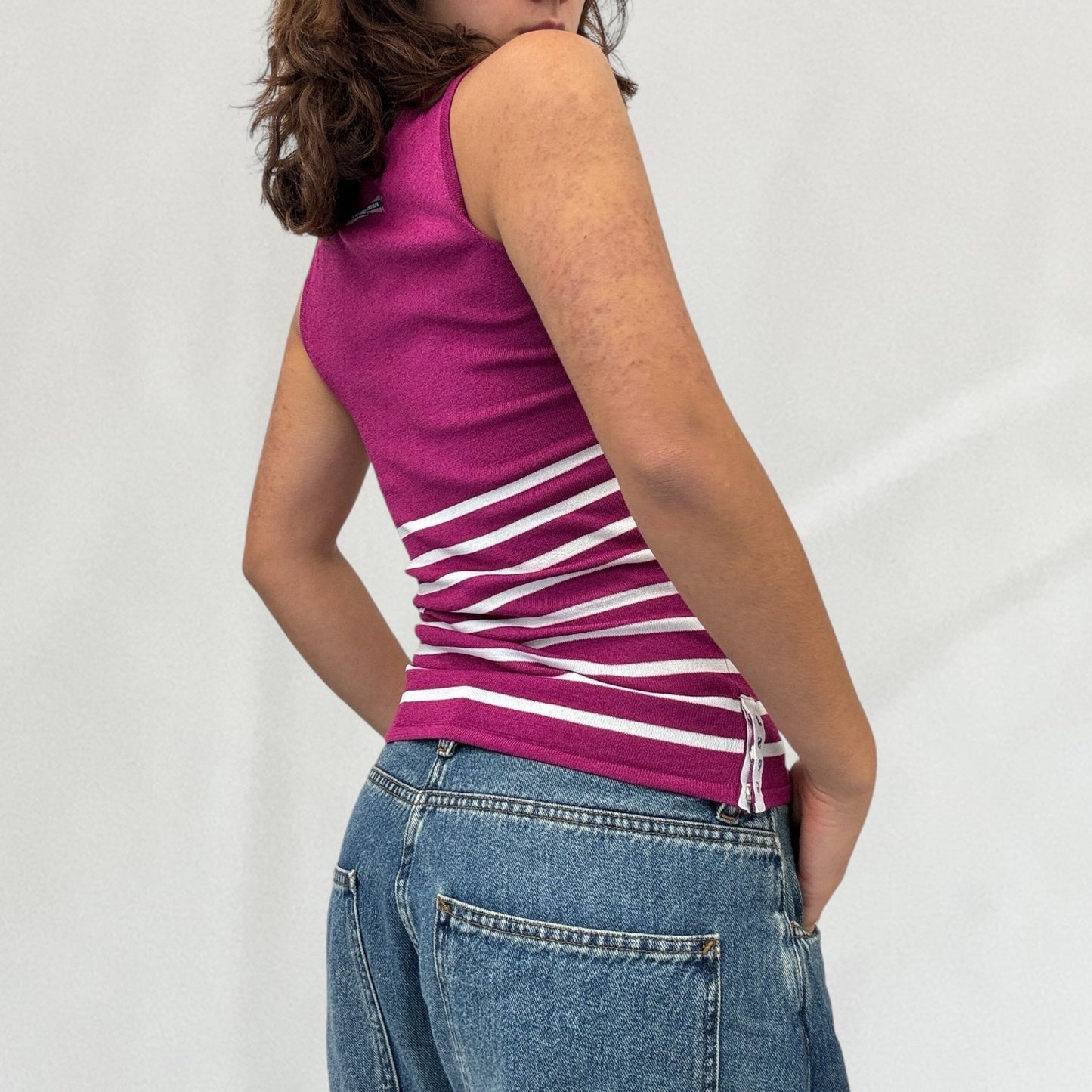 Jean-Paul Gaultier striped knitted top