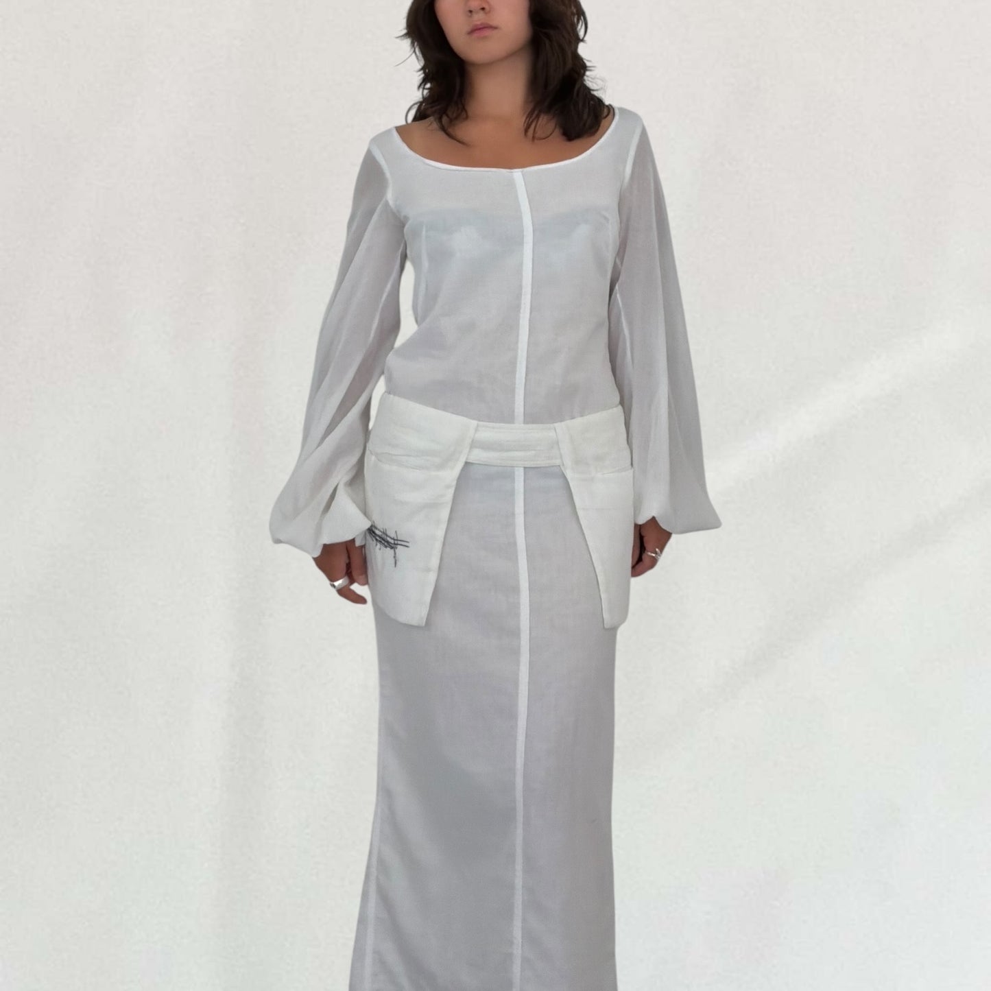 Jean Paul Gaultier maxi dress & belt