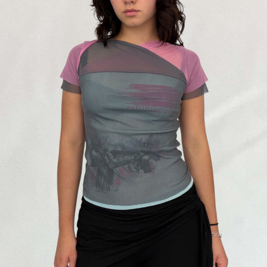 Cop Copine mesh T-shirt