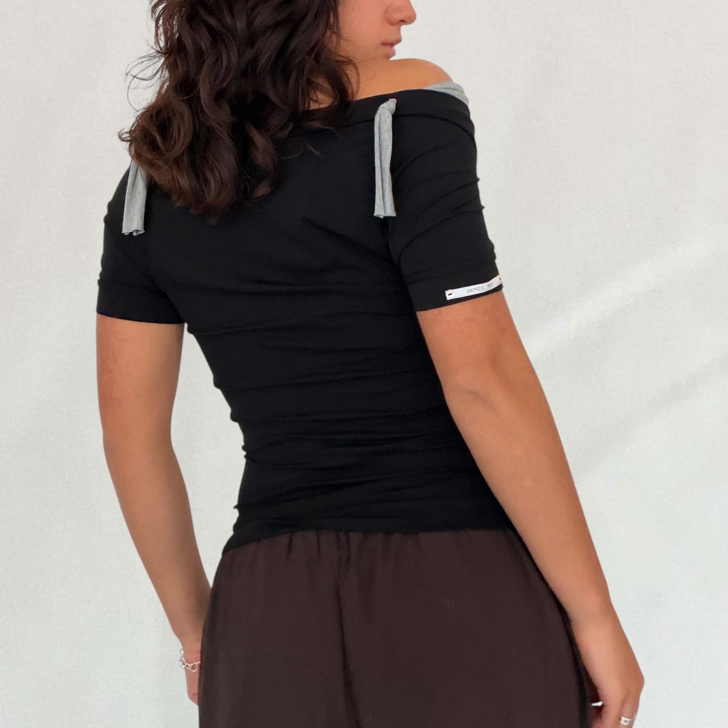 Cop Copine cowl neck T-shirt