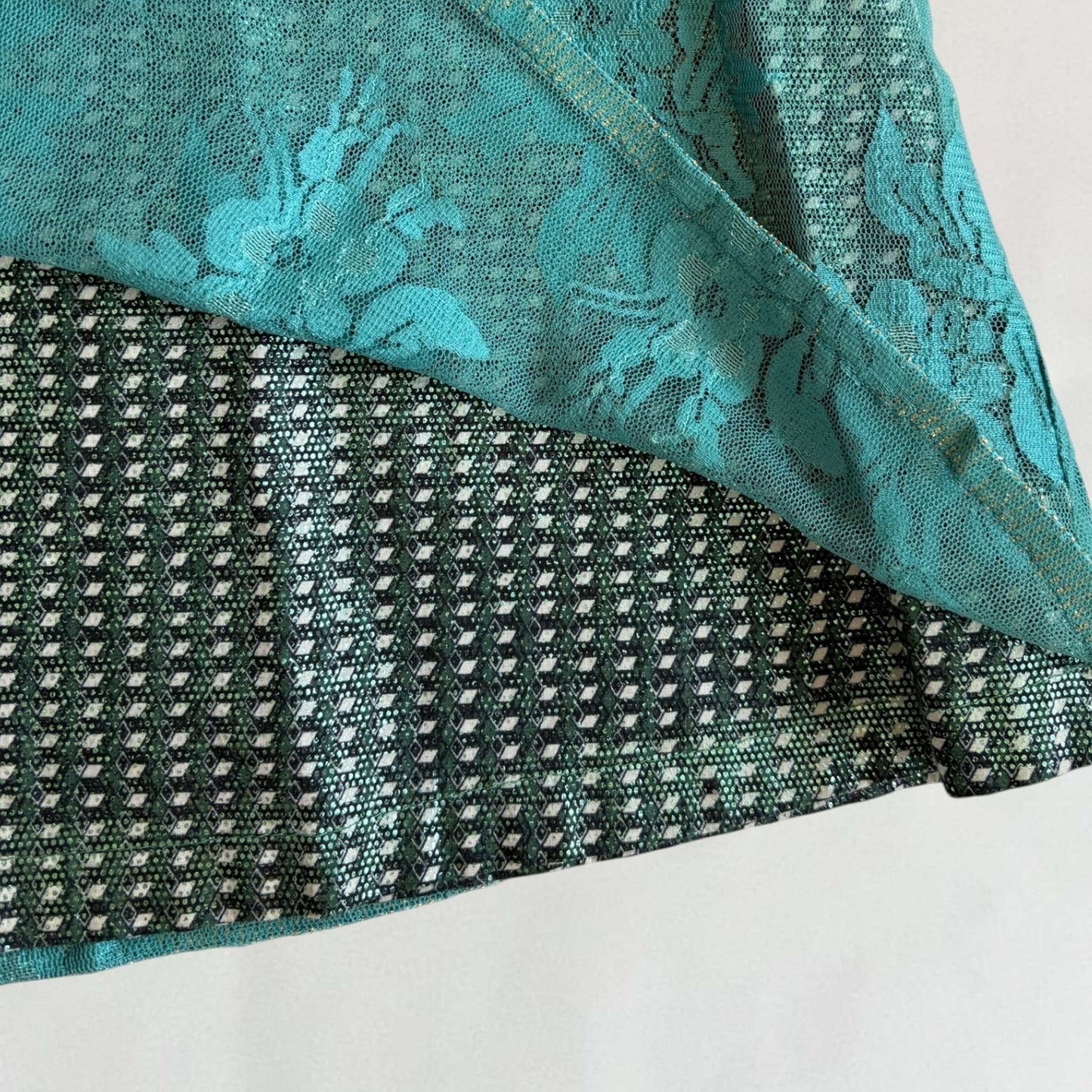 Custo Barcelona iridescent skirt