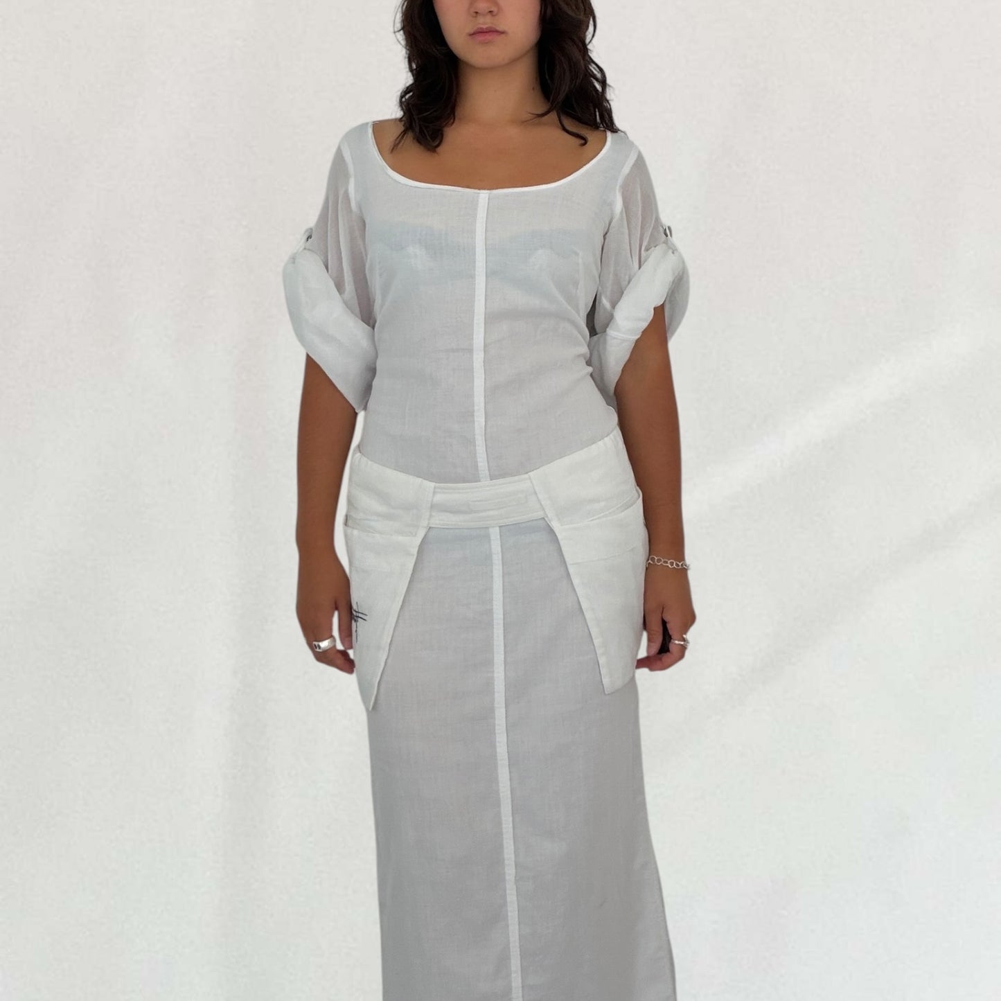 Jean Paul Gaultier maxi dress & belt