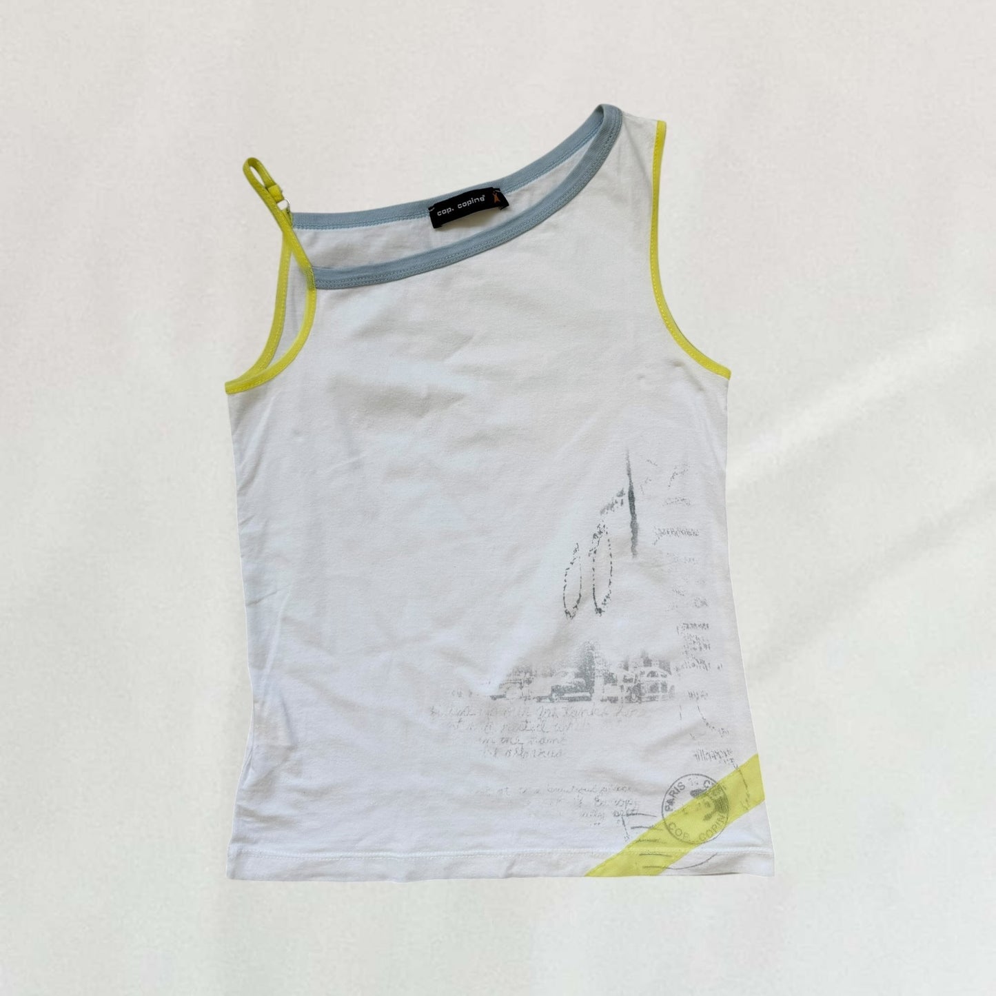 Cop Copine one shoulder vest
