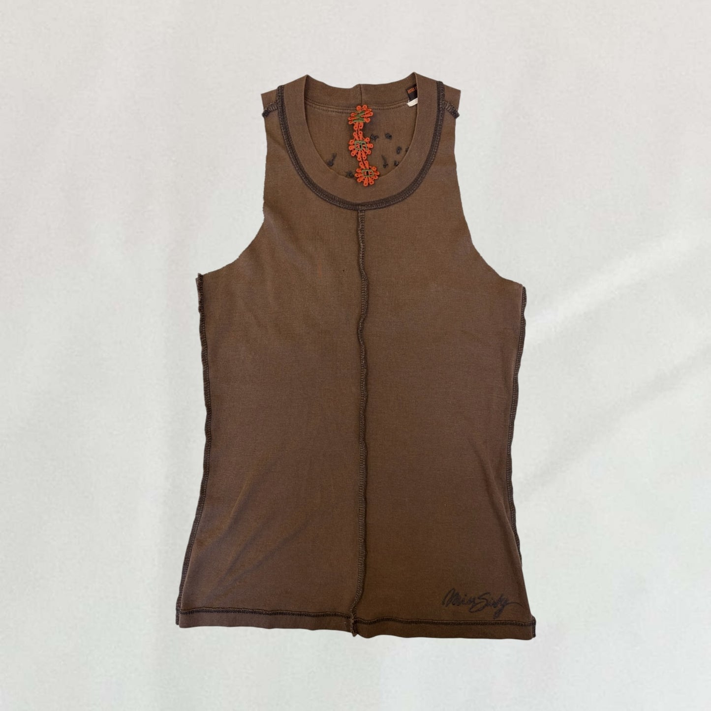 Miss Sixty button detail tank
