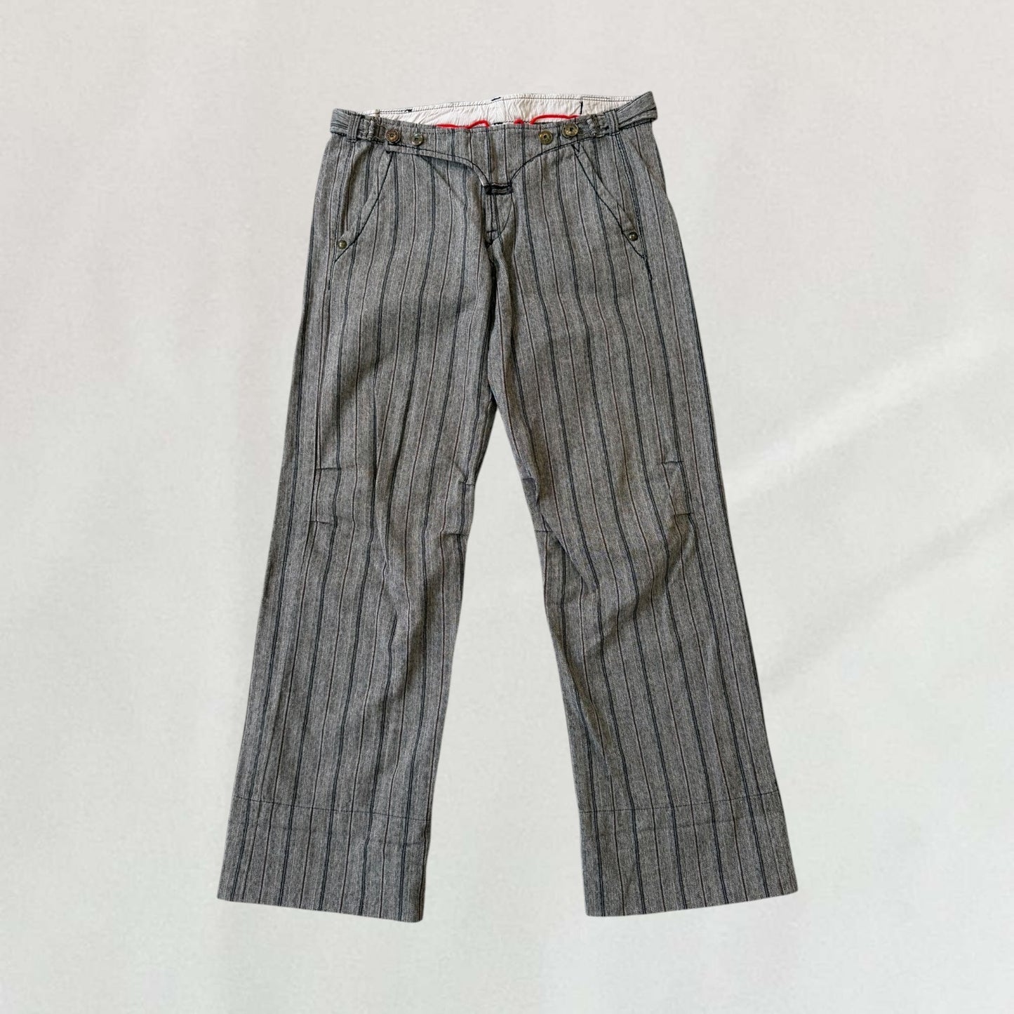 Marithé + François Girbaud buckle trousers