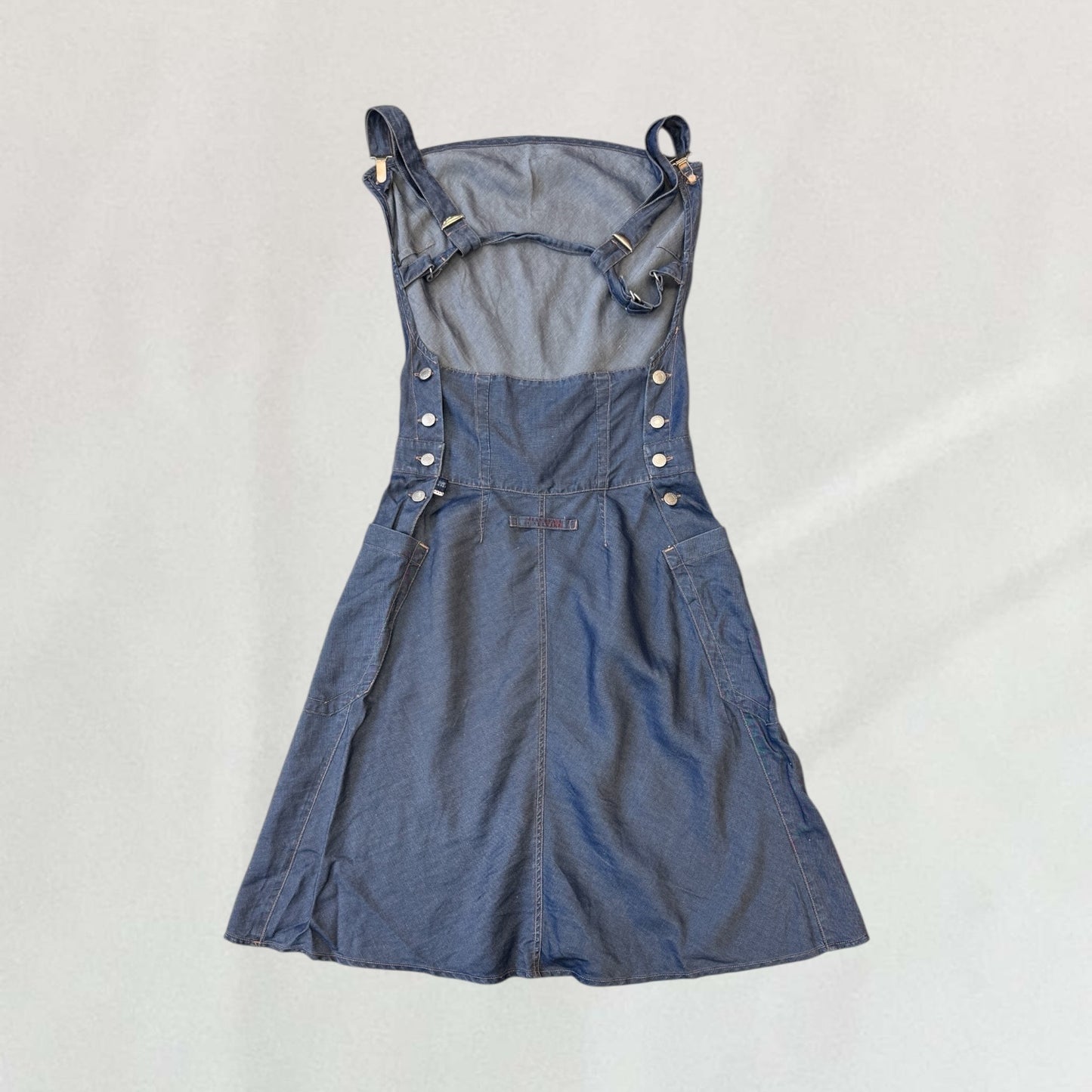 Jean Paul Gaultier dungaree dress
