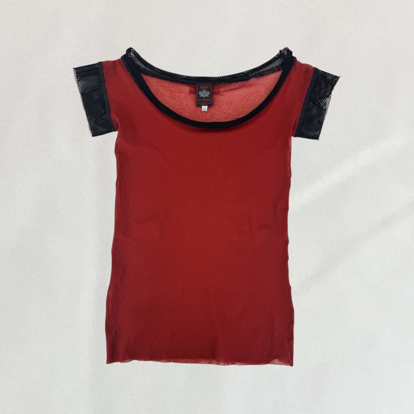 Jean Paul Gaultier mesh T shirt