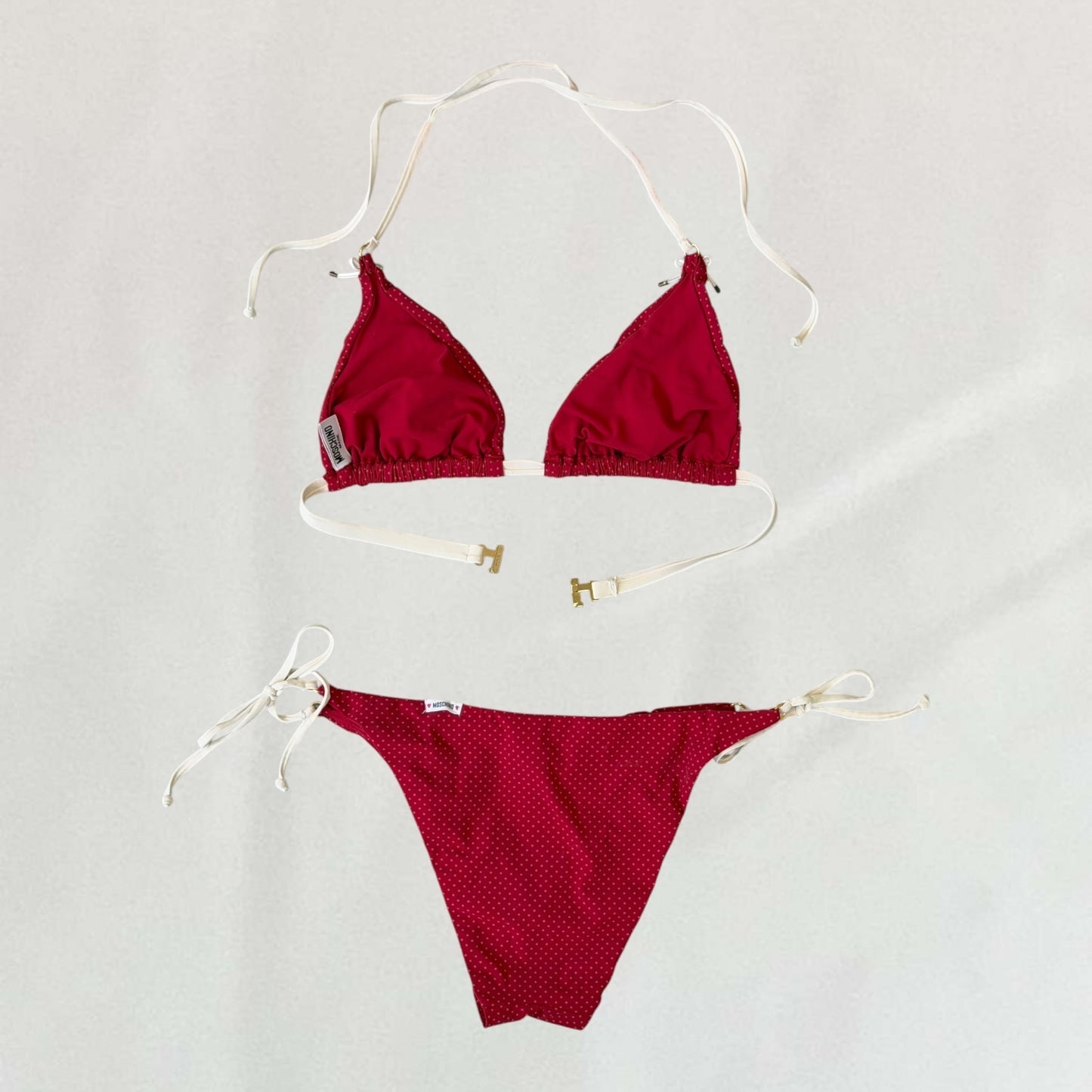Moschino polka dot bikini