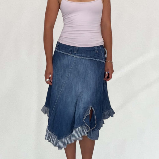 Marithé + François Girbaud asymmetric skirt