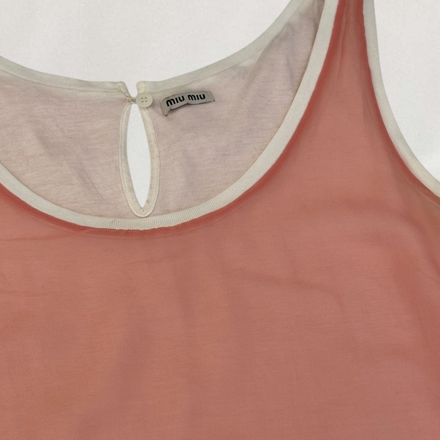 Miu Miu vest top