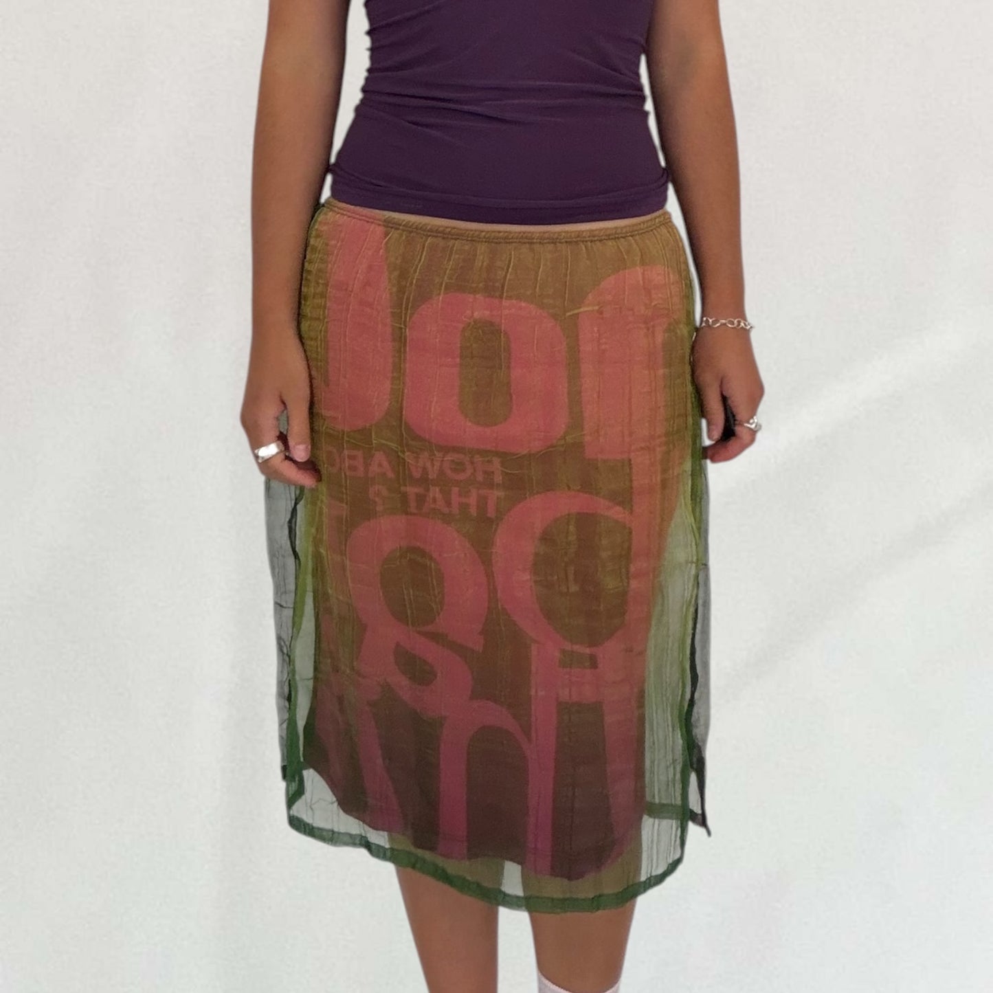 Custo Barcelona double layered skirt
