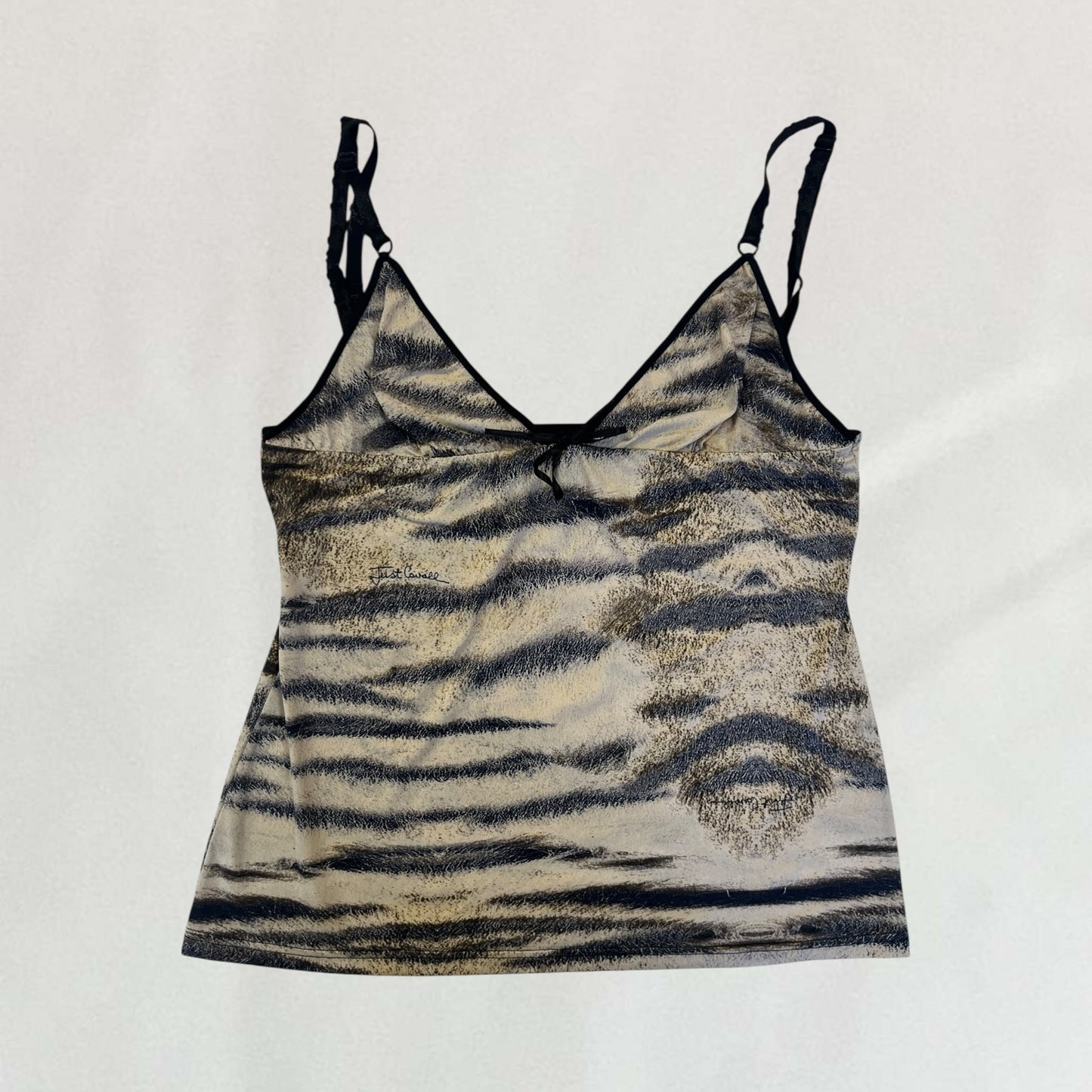 Roberto Cavalli tiger print cami