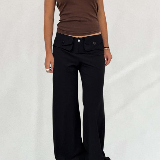 Marithé + François Girbaud pocket detail trousers