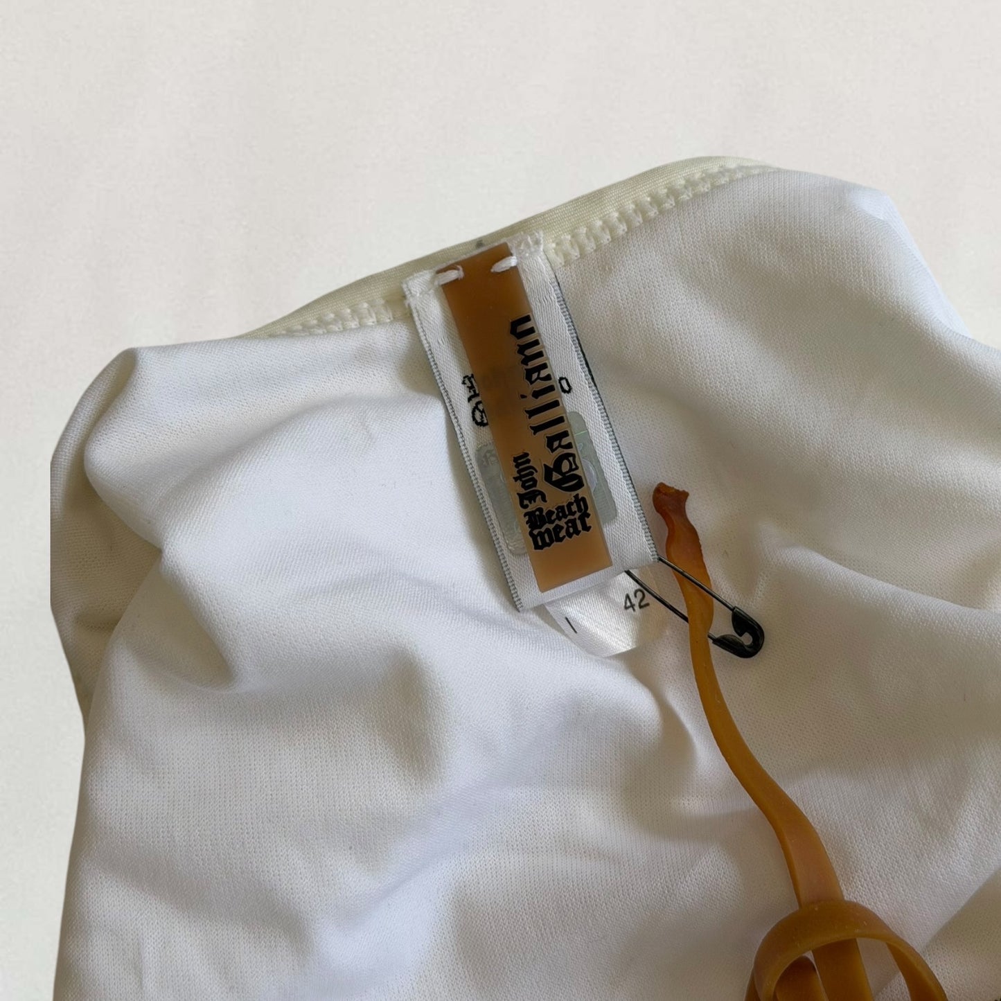 John Galliano backless swimsuit