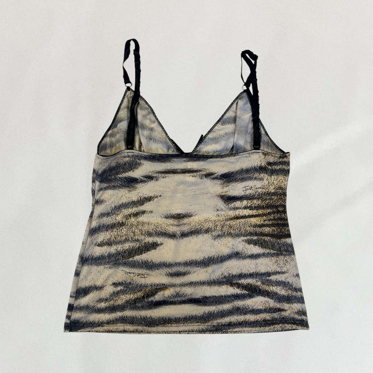 Roberto Cavalli tiger print cami