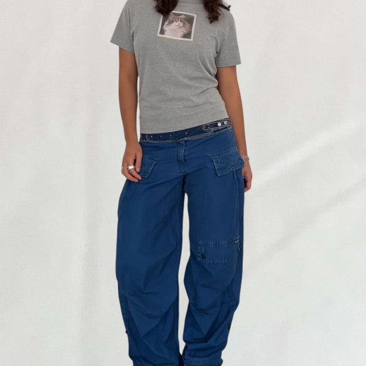 Marithé + François Girbaud barrel leg trousers