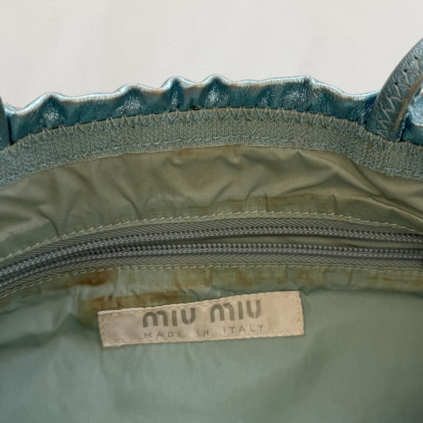 Miu Miu iridescent shoulder bag
