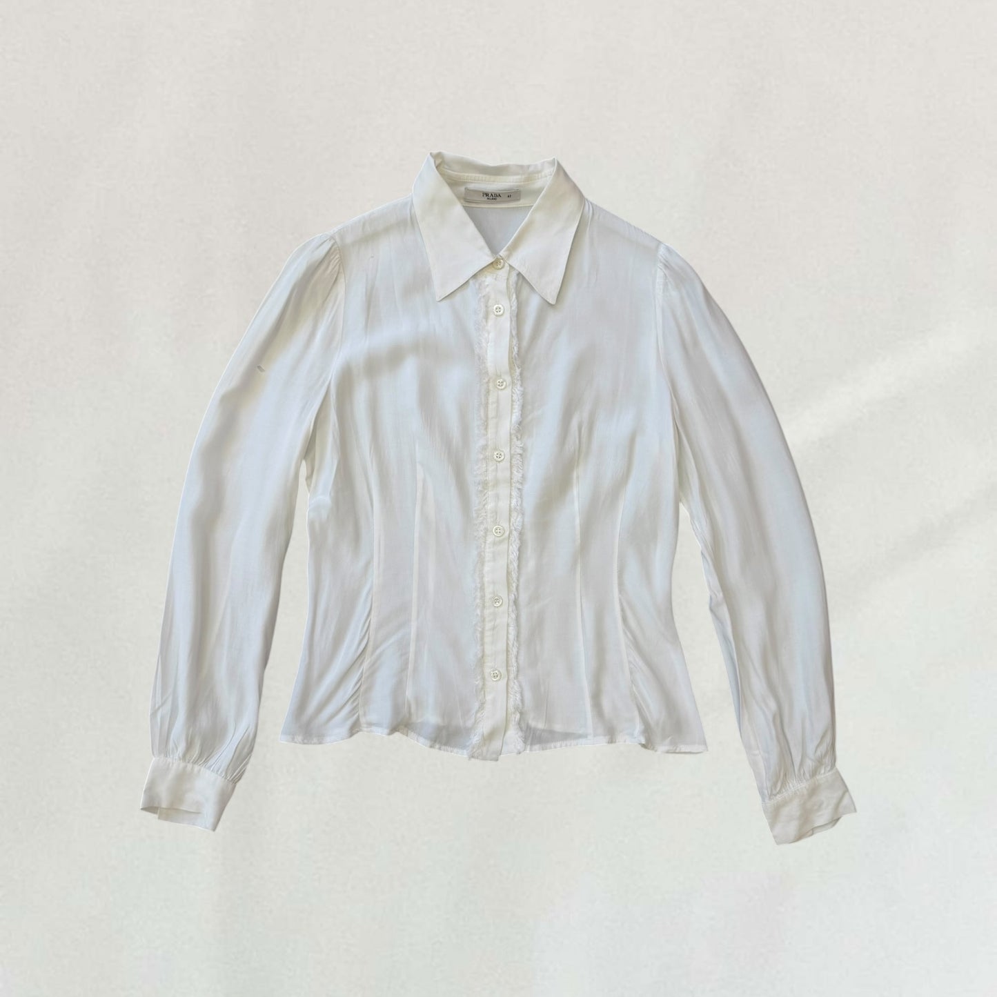 Prada sheer blouse