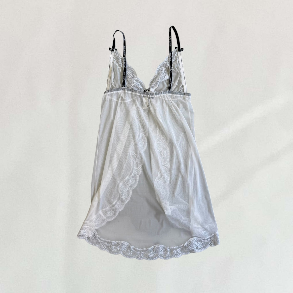 Roberto Cavalli sheer top and shorts set