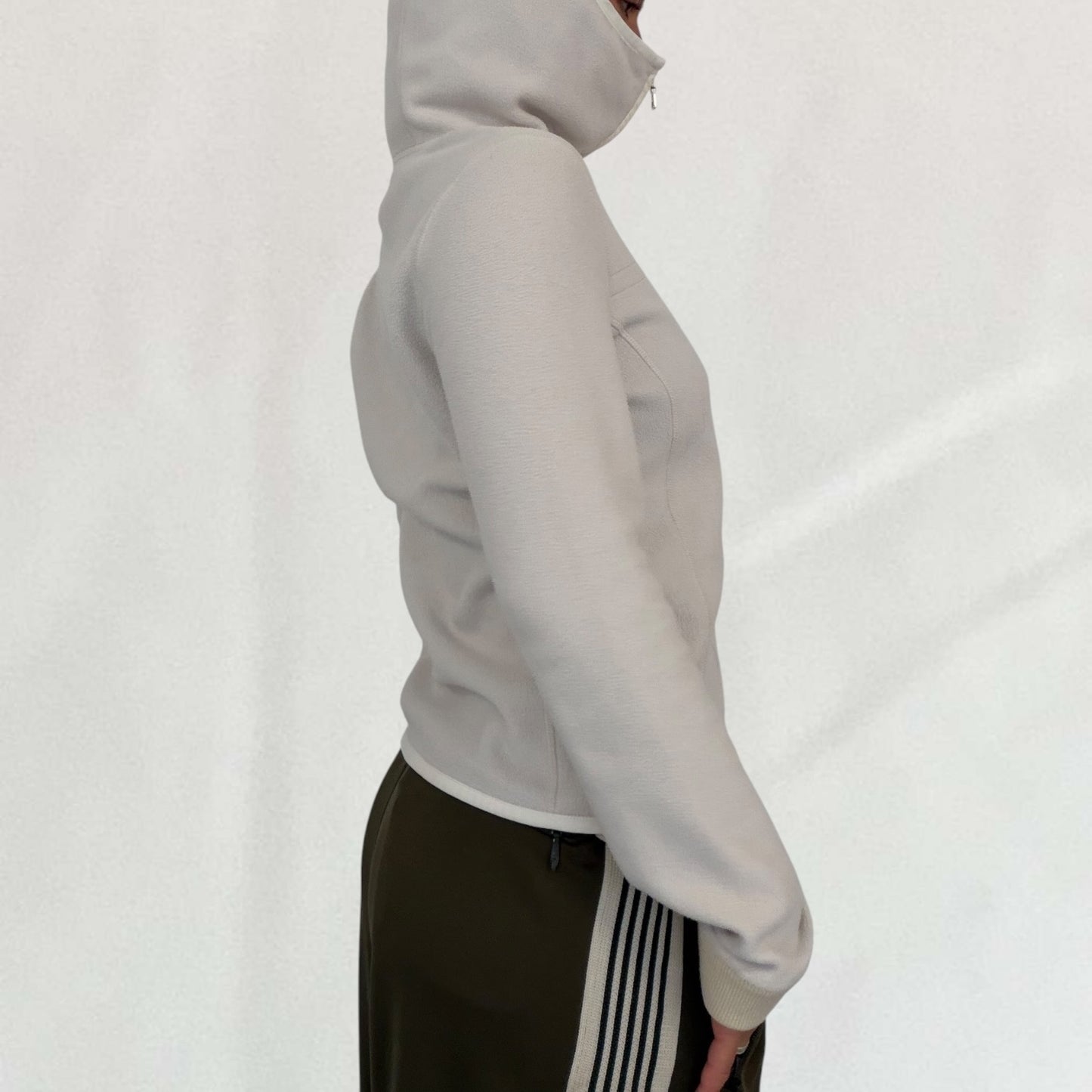 Prada zip up fleece