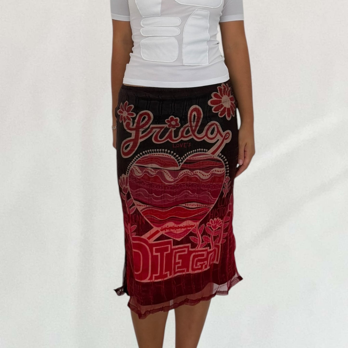 Custo Barcelona layered skirt