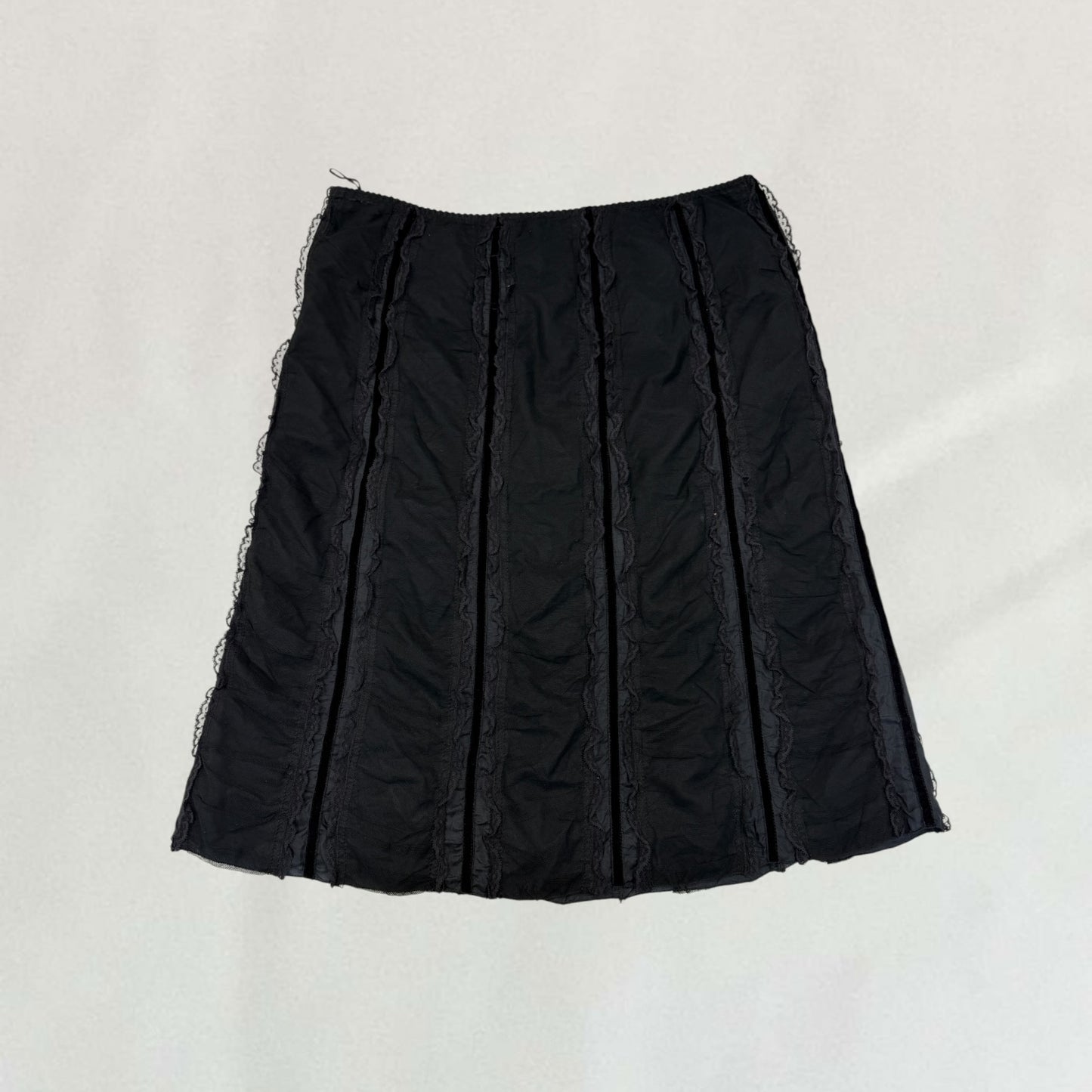 Prada lace skirt