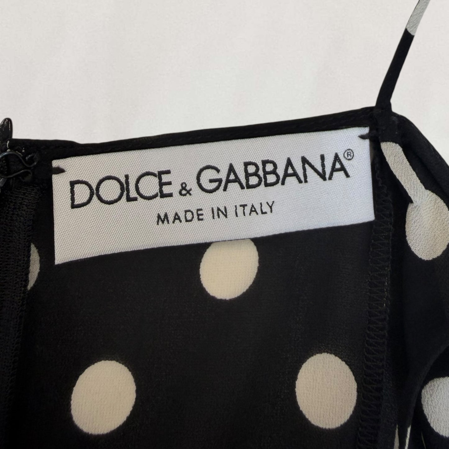 Dolce & Gabbana polka dot cami