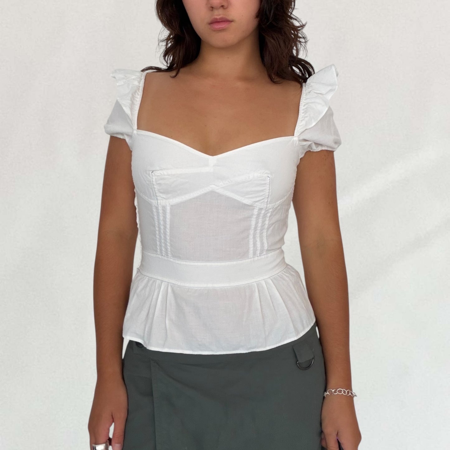 Miu Miu milkmaid blouse