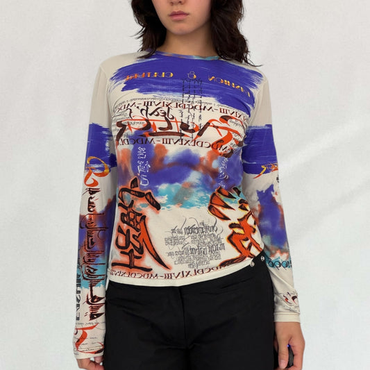 Jean Paul Gaultier long sleeve top