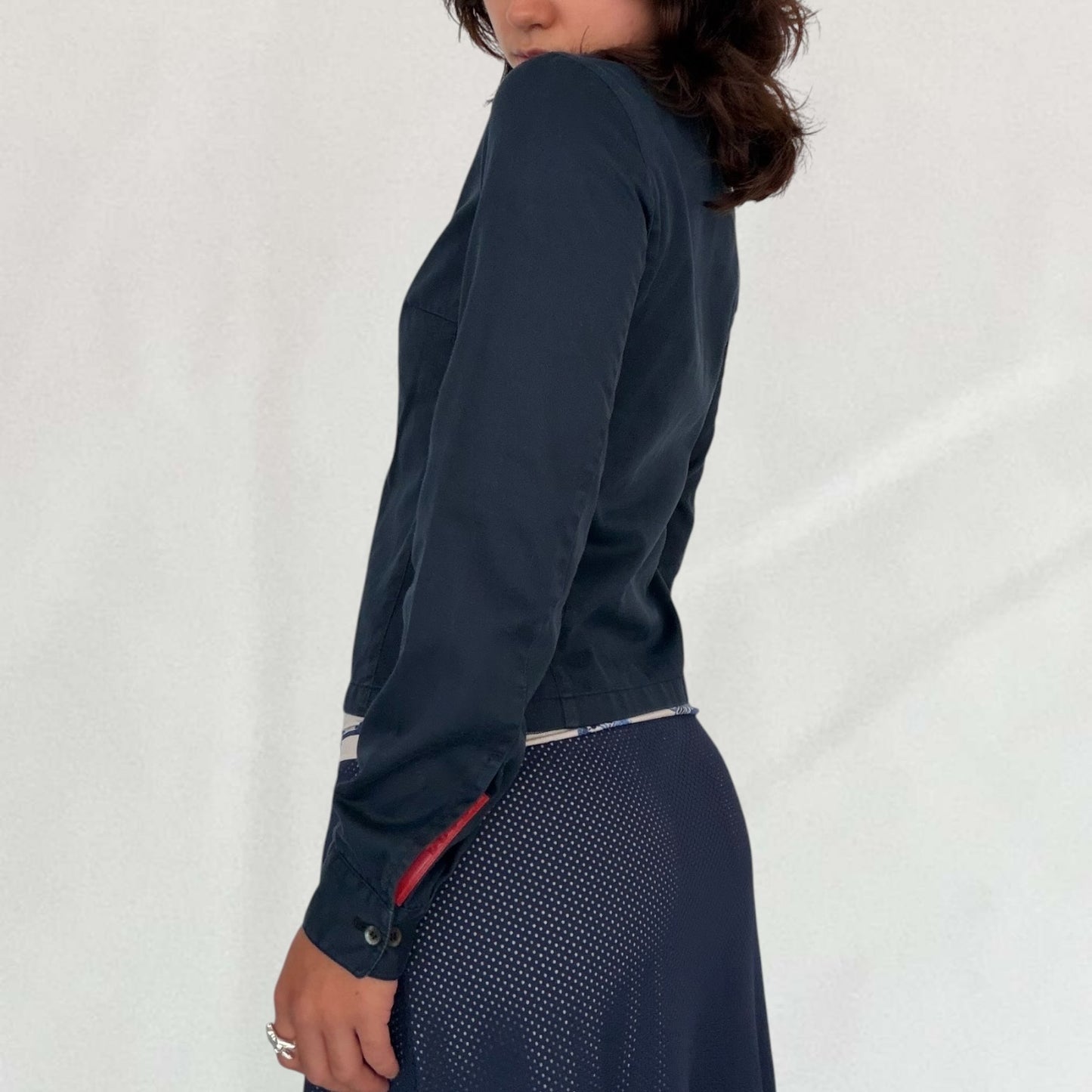 Prada asymmetric jacket