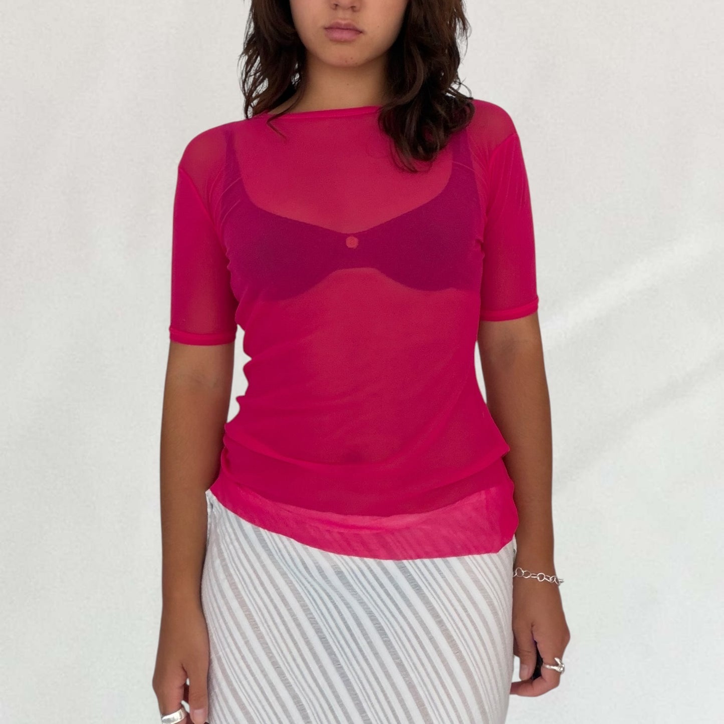 Jean Paul Gaultier mesh T-shirt
