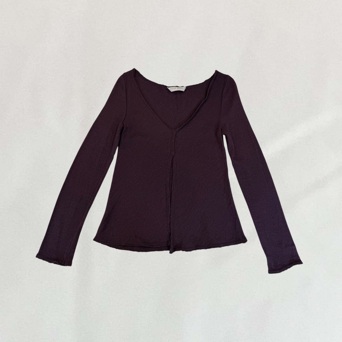 Miu Miu open front top