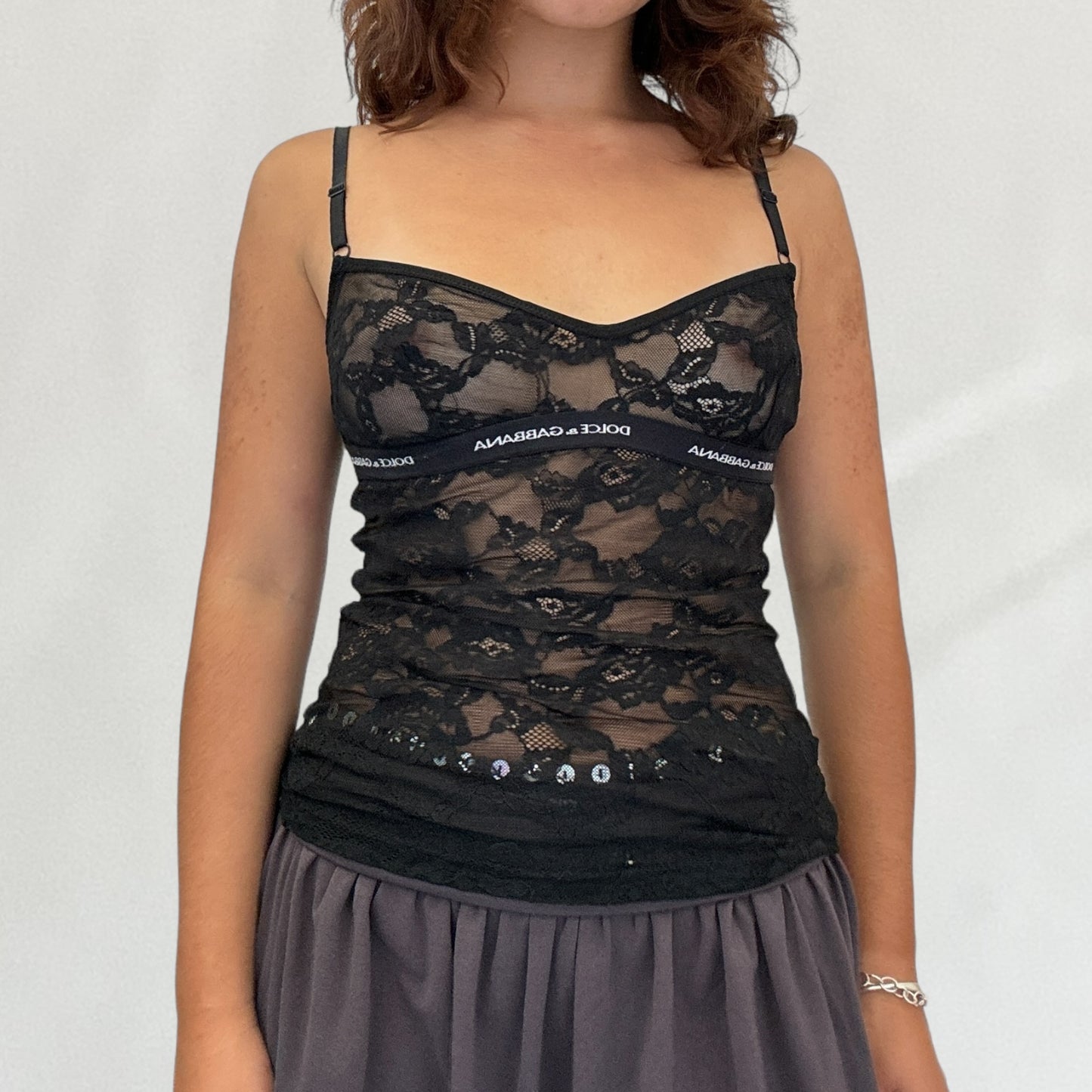 Dolce & Gabbana lace cami top