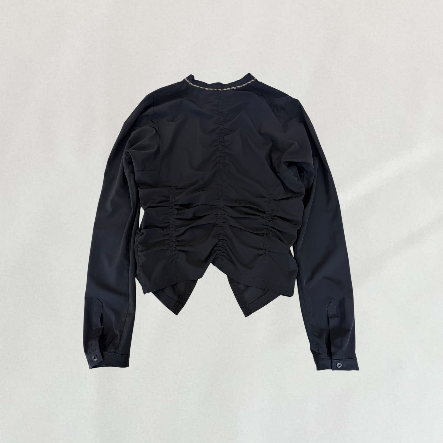 Marithé + François Girbaud ruched jacket
