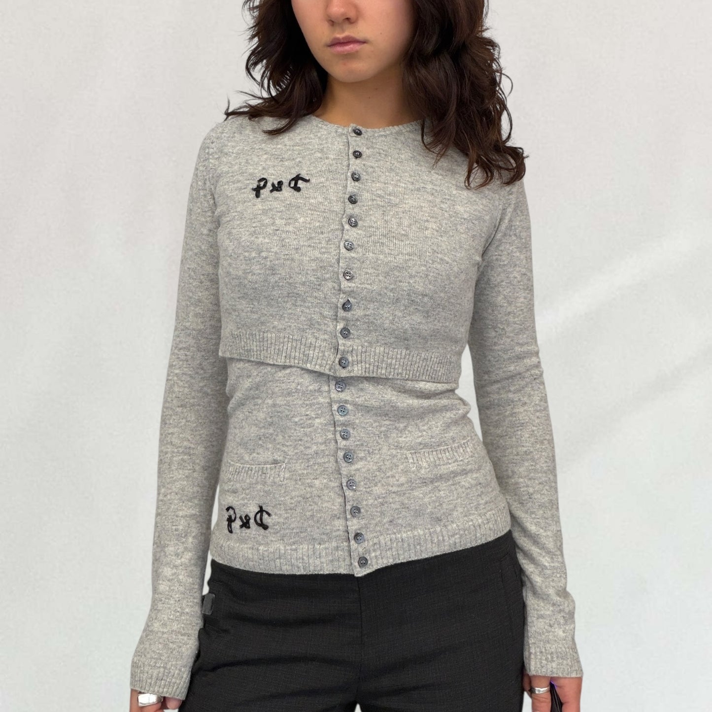 Dolce & Gabbana corset and cardigan set