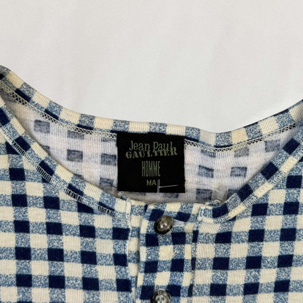 Jean Paul Gaultier gingham T-shirt